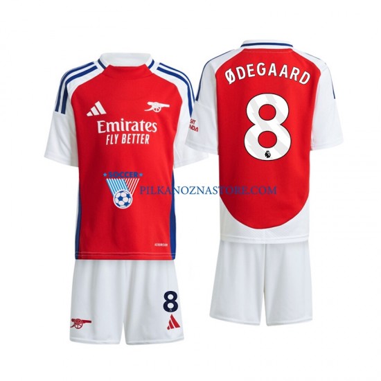 Arsenal dla Dzieci Odegaard 8 Koszulka Domowy 2024-2025 Krótkie Rękawy