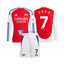 Arsenal dla Dzieci SAKA 7 Koszulka Domowy 2024-2025 Długie Rękawy
