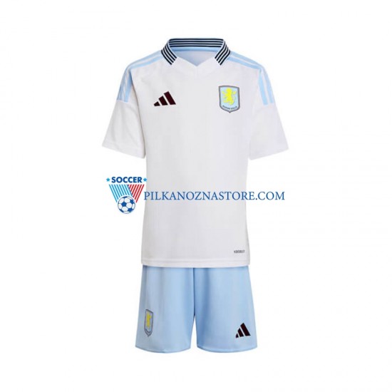 Aston Villa dla Dzieci Koszulka Wyjazdowy 2024-2025 Krótkie Rękawy