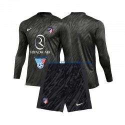 Strój Bramkarski Atlético Madryt dla Dzieci Koszulka Domowy 2024-2025 Długie Rękawy