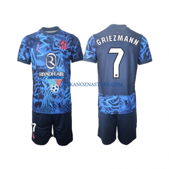 Atlético Madryt dla Dzieci Griezmann 7 Koszulka Trzeci 2024-2025 Krótkie Rękawy