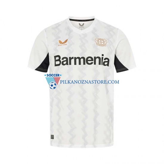 Bayer 04 Leverkusen Koszulka Męska Wyjazdowy 2024-2025 Krótkie Rękawy