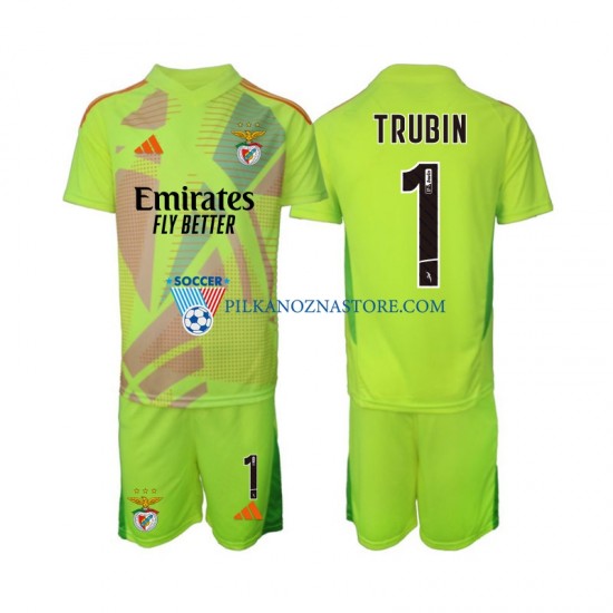 Strój Bramkarski Benfica dla Dzieci Anatolij Trubin 1 Koszulka Domowy 2024-2025 Krótkie Rękawy
