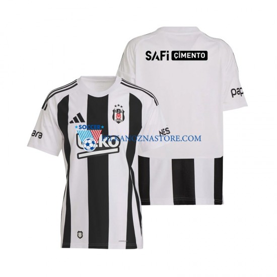 Besiktas Koszulka Męska Domowy 2024-2025 Krótkie Rękawy