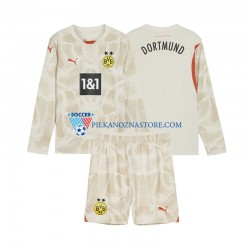 Strój Bramkarski Borussia Dortmund dla Dzieci Koszulka Domowy 2024-2025 Długie Rękawy