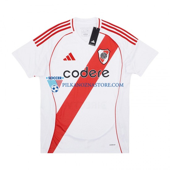 CA River Plate Koszulka Męska Domowy 2024-2025 Krótkie Rękawy