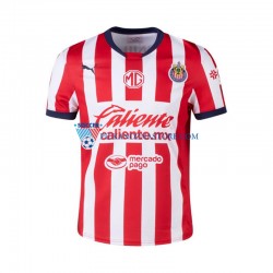 CD Guadalajara Koszulka Męska Domowy 2024-2025 Krótkie Rękawy