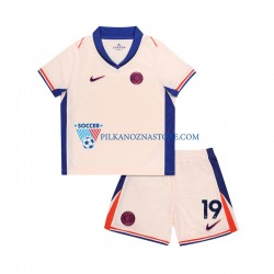 Chelsea dla Dzieci Jadon Sancho 19 Koszulka Wyjazdowy 2024-2025 Krótkie Rękawy