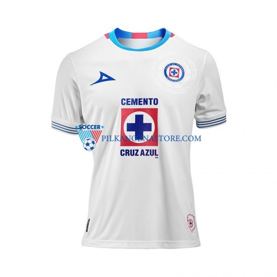 Cruz Azul Koszulka Męska Wyjazdowy 2024-2025 Krótkie Rękawy