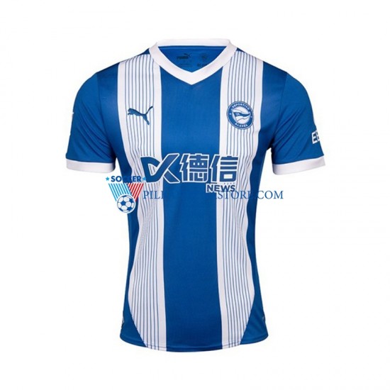 Deportivo Alaves Koszulka Męska Domowy 2024-2025 Krótkie Rękawy