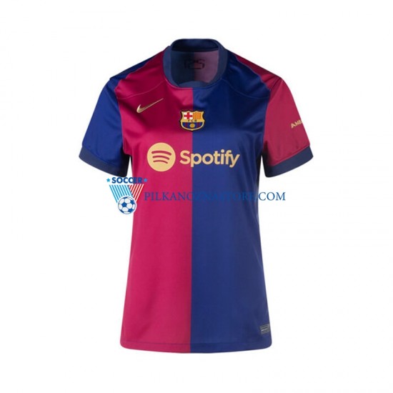 FC Barcelona Koszulka Damska Domowy 2024-2025 Krótkie Rękawy