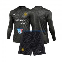 Strój Bramkarski Inter Mediolan dla Dzieci Koszulka Trzeci 2024-2025 Długie Rękawy