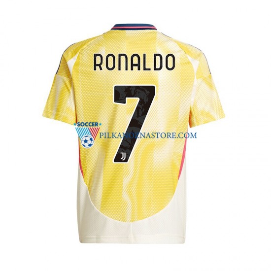Juventus Cristiano Ronaldo 7 Koszulka Męska Wyjazdowy 2024-2025 Krótkie Rękawy