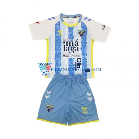 Málaga CF dla Dzieci Koszulka Domowy 2024-2025 Krótkie Rękawy