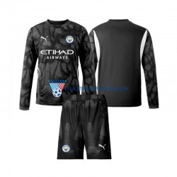 Strój Bramkarski Manchester City dla Dzieci Koszulka Czwarty 2024-2025 Długie Rękawy