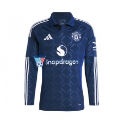Manchester United Koszulka Męska Wyjazdowy 2024-2025 Długie Rękawy