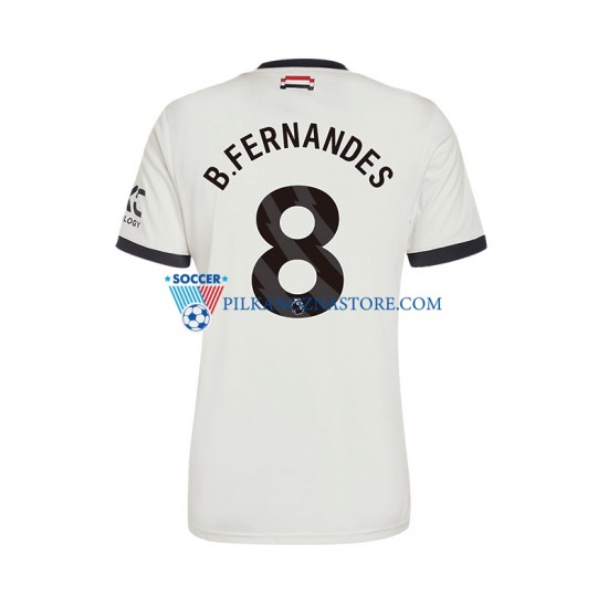 Manchester United Bruno Fernandes 8 Koszulka Męska Trzeci 2024-2025 Krótkie Rękawy