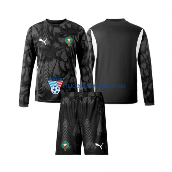 Strój Bramkarski Maroko dla Dzieci Koszulka Trzeci 2024 Długie Rękawy