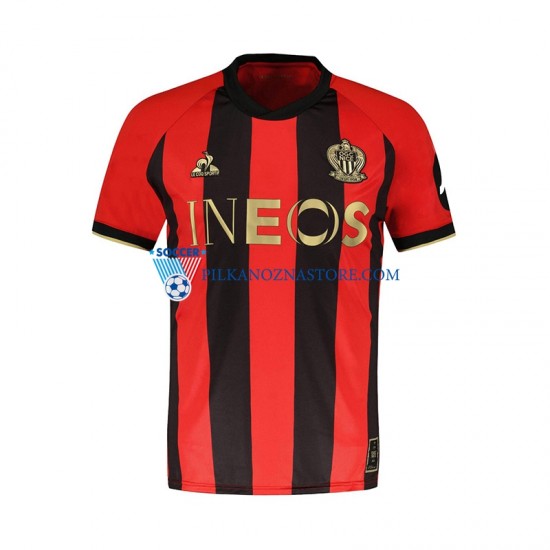 OGC Nice Koszulka Męska Domowy 2024-2025 Krótkie Rękawy