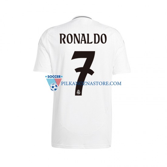Real Madryt Cristiano Ronaldo 7 Koszulka Męska Domowy 2024-2025 Krótkie Rękawy
