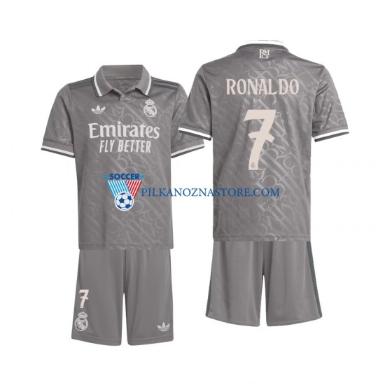 Real Madryt dla Dzieci Ronaldo 7 Koszulka Trzeci 2024-2025 Krótkie Rękawy