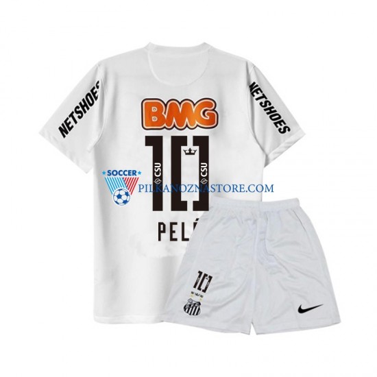 dla Dzieci Santos PELE 10 -2012 Retro Koszulka Domowy 2011 Krótkie Rękawy