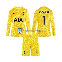 Strój Bramkarski Tottenham Hotspur dla Dzieci Vicario 1 Koszulka Domowy 2024-2025 Długie Rękawy