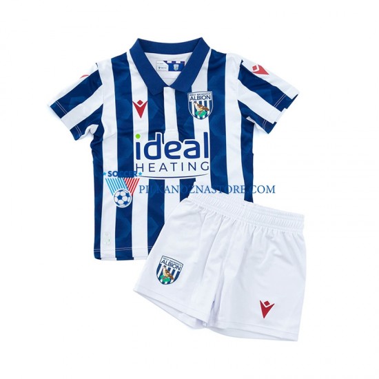 West Bromwich Albion dla Dzieci Koszulka Domowy 2024-2025 Krótkie Rękawy