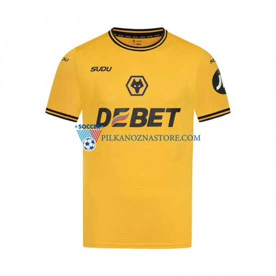 Wolverhampton Wanderers Koszulka Męska Domowy 2024-2025 Krótkie Rękawy