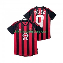 AC Milan INZAGHI 9 2003 Retro Koszulka Męska Domowy 2002 Krótkie Rękawy