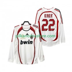 AC Milan KAKA 22 2007 Retro Koszulka Męska Wyjazdowy 2006 Długie Rękawy