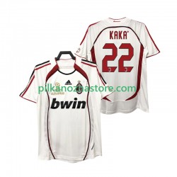 AC Milan KAKA 22 2007 Retro Koszulka Męska Wyjazdowy 2006 Krótkie Rękawy