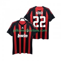 AC Milan KAKA 22 2009 Retro Koszulka Męska Domowy 2008 Krótkie Rękawy