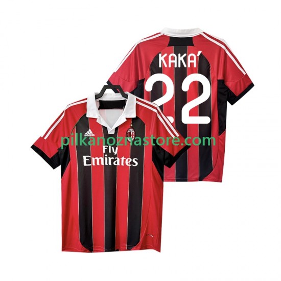 AC Milan KAKA 22 2012 2013 Retro Koszulka Męska Domowy Krótkie Rękawy