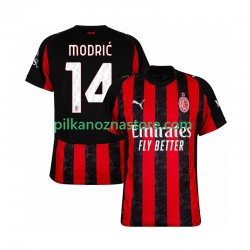 AC Milan Modrić Luca 14 Koszulka Męska Domowy 2025-2026 Krótkie Rękawy