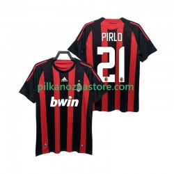 AC Milan RIRLO 21 2009 Retro Koszulka Męska Domowy 2008 Krótkie Rękawy