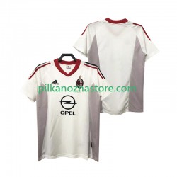 AC Milan 2005 Retro Koszulka Męska Wyjazdowy 2004 Krótkie Rękawy