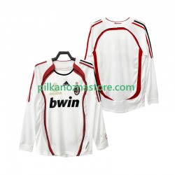 AC Milan 2007 Retro Koszulka Męska Wyjazdowy 2006 Długie Rękawy