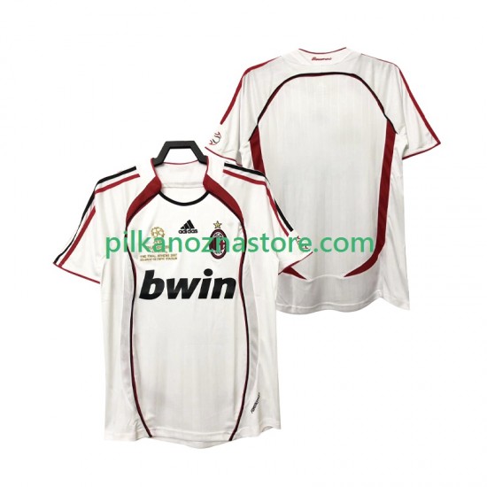 AC Milan 2007 Retro Koszulka Męska Wyjazdowy 2006 Krótkie Rękawy