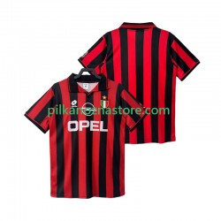 AC Milan 1996 1997 Retro Koszulka Męska Domowy Krótkie Rękawy