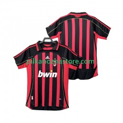 AC Milan 2007 Retro Koszulka Męska Domowy 2006 Krótkie Rękawy