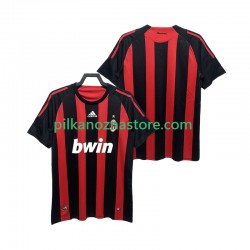 AC Milan 2009 Retro Koszulka Męska Domowy 2008 Krótkie Rękawy