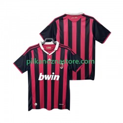 AC Milan 2009 Retro Koszulka Męska Domowy 2010 Krótkie Rękawy