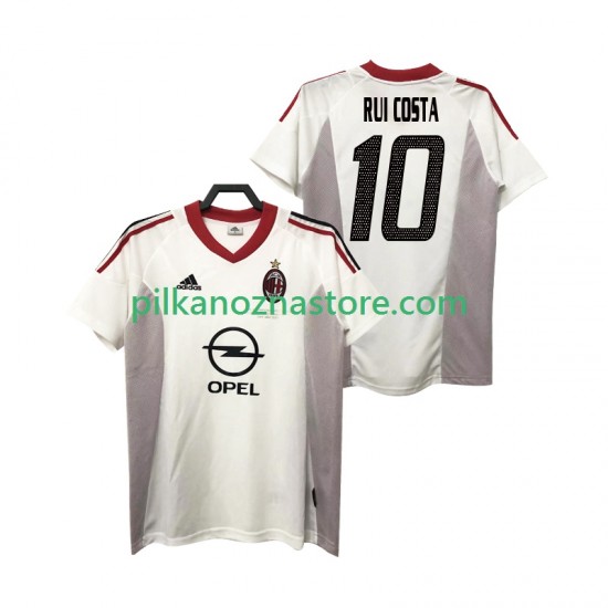 AC Milan rui costa 10 2005 Retro Koszulka Męska Wyjazdowy 2004 Krótkie Rękawy