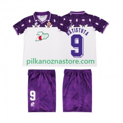 ACF Fiorentina dla Dzieci BATISTUTA 9 1992 1993 Retro Koszulka Wyjazdowy Krótkie Rękawy