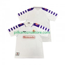 ACF Fiorentina Retro Koszulka Męska Wyjazdowy 1998 1999 Krótkie Rękawy