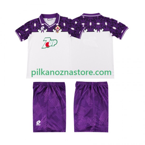 ACF Fiorentina dla Dzieci 1992 1993 Retro Koszulka Wyjazdowy Krótkie Rękawy