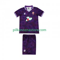 ACF Fiorentina dla Dzieci 1992 1993 Retro Koszulka Domowy Krótkie Rękawy