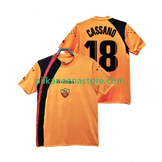 AS Roma CASSANO 18 2005 Retro Koszulka Męska Domowy 2006 Krótkie Rękawy