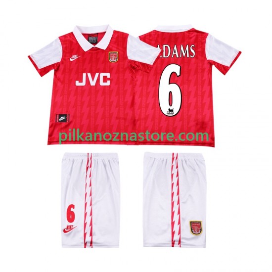 Arsenal dla Dzieci ADAMS 6 1996 Retro Koszulka Domowy 1994 Krótkie Rękawy